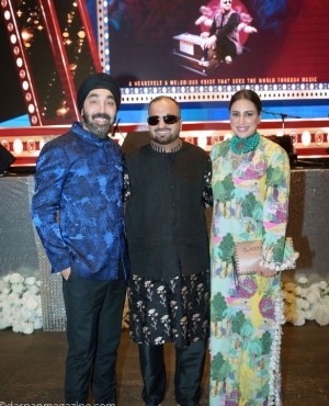 Paul Matta and Mona Matta of Verka Foods are all smiles with Bajwa 