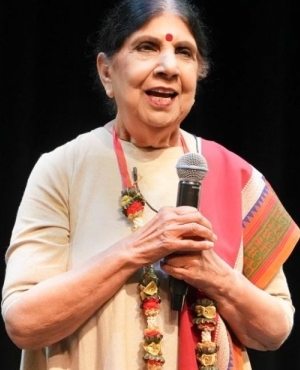 Well known Kathak guru Usha Gupta 