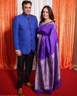 Tusheer Kapila and wife Namita Kapila 
