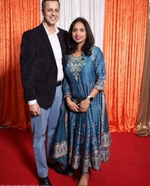  Ravi Sharda and wife Deepti Sharda look beautiful at the event 