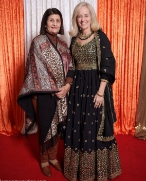  Philanthropist Manjit Gill alongside, Tamara Jansen, former MP for Cloverdale Langley City 