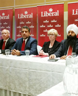 Liberal Party Candidates Speak About Infrastructure Plan