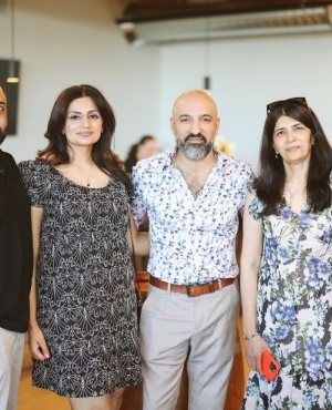 Another happy group poses gets clicked 