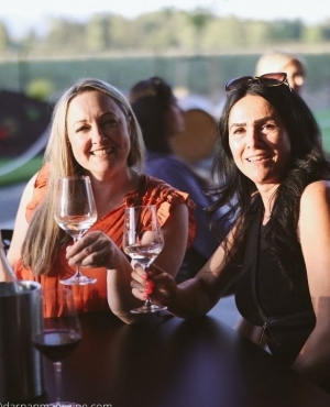 Happy hour for these ladies 