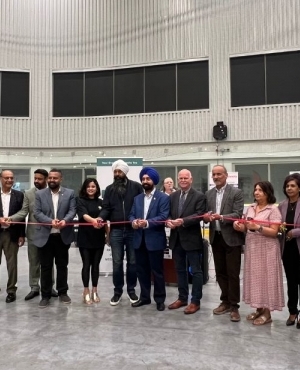 PICS Devinder Chattha, Kanwaldeep Ghuman, Inderjeet Hundal, Gurpal Dhaliwal, Raj Hundal, Palak Betab, MP Randeep Sarai, Satbir Cheema, MLA Garry Begg, MLA Harry Bains, MLA Jinny Sims, SBOT's Indra Bhan, MLA Bruce Ralston, & Councillor Linda Annis 