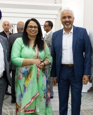 Dave Mann of Isle of Mann poses for a pic. 