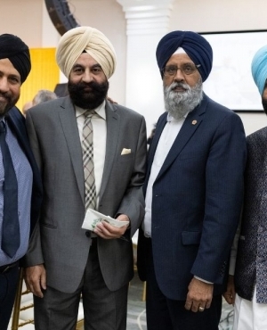 MLA Aman Sing with guests 