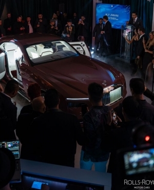 Aly Jiwani, VP, Regional Operations and Area GM for Open Road Auto Group makes an announcement on the unveiling 