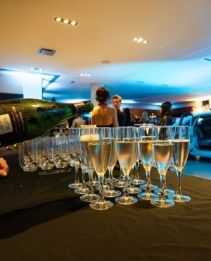 Drinks being served at the event 