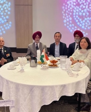 Ex-Servicemen and MLA Jinny Sims group shot 