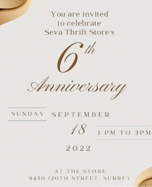 Seva Thrift Store celebrates 6th anniversary