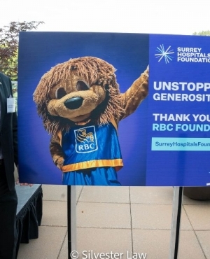  RBC Regional President Martin Thibodeau and Lisa Campardo, Director, Communications, BC Region pose for a picture together 
