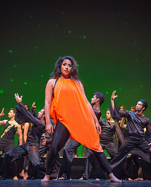 Contemporary performance by Shiamak’s Special Potential Batch.