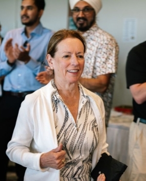 Surrey City Councillor Linda Annis makes it out to the tournament