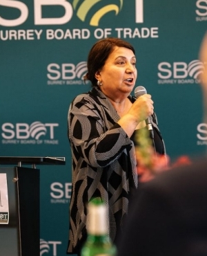 MLA for Surrey-Panorama Jinny Sims 