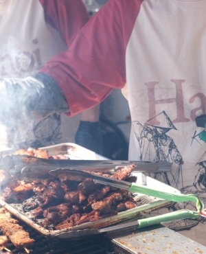 Delicious food being served 
