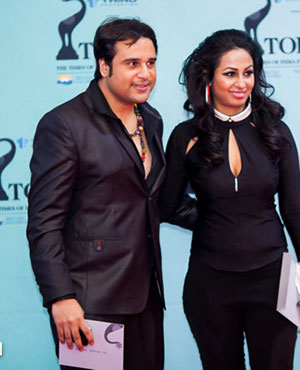 Krushna and Kashmera Shah
