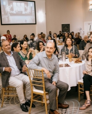 Elected officials and well known community members come out for an nice evening to celebrate Ustad Zakir Hussain