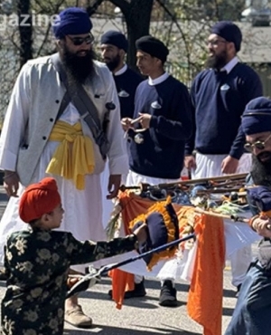 Getting ready to do some Gatka 