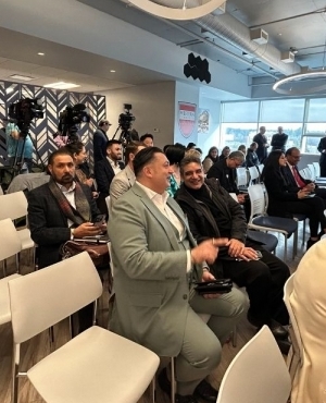 Community members and WCC staff and students arrive for housing announcement 