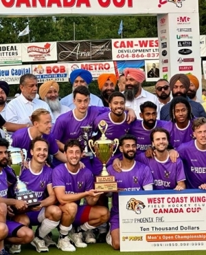 Mens team clicked on their win 