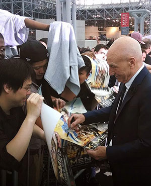 Patrick stewart signs posters