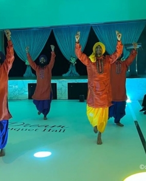 Bhangra dancers showcase their talent 