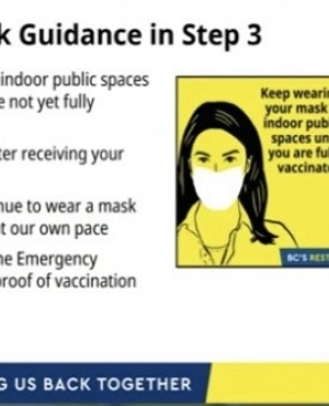 Masks not mandatory in BC from July 1 but still recommended - see details