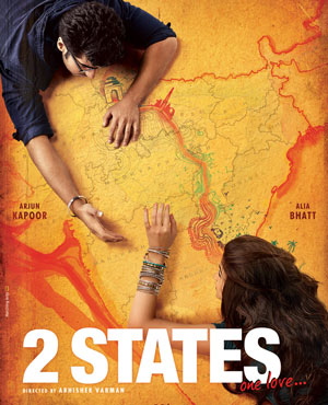 Arjun Kapoor and Alia Bhatt in 2 States